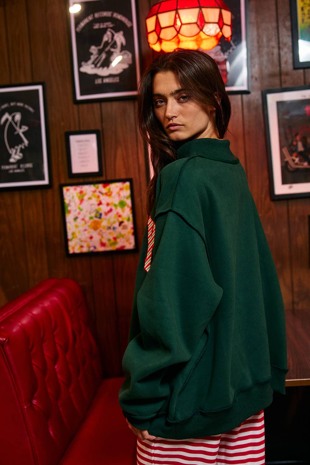 Merry Mock Neck Sweater