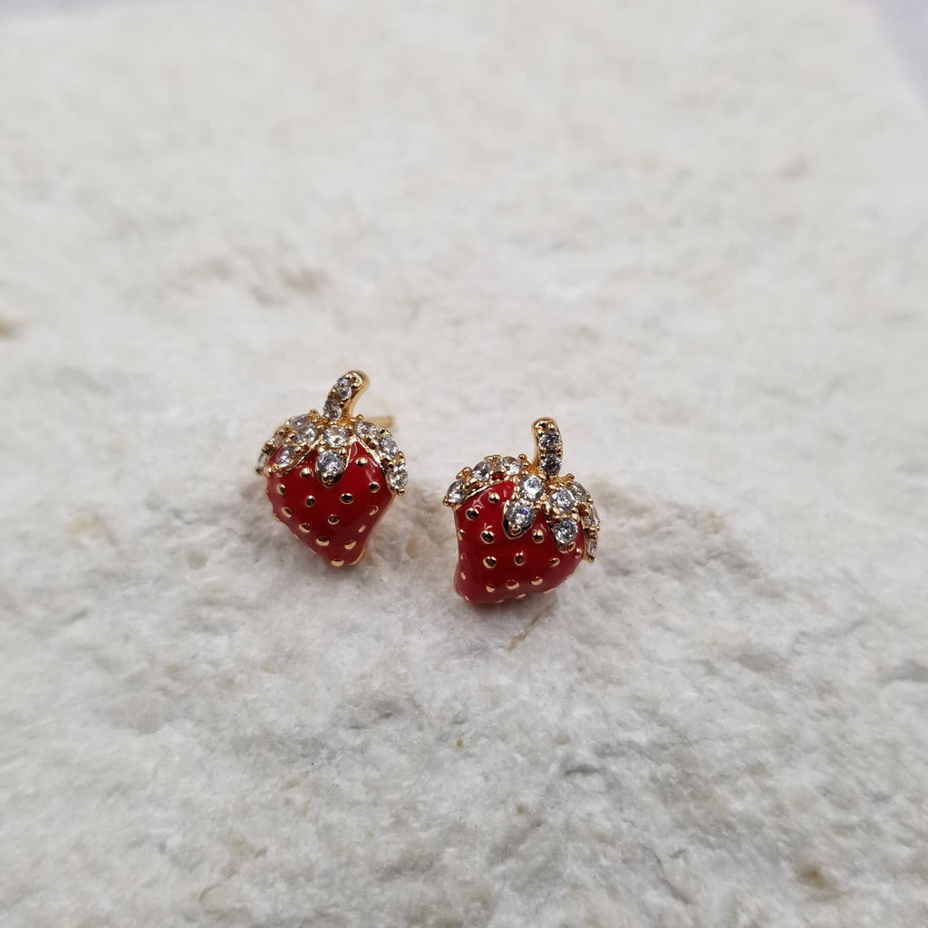 Sweet Strawberry Earrings