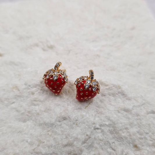 Sweet Strawberry Earrings