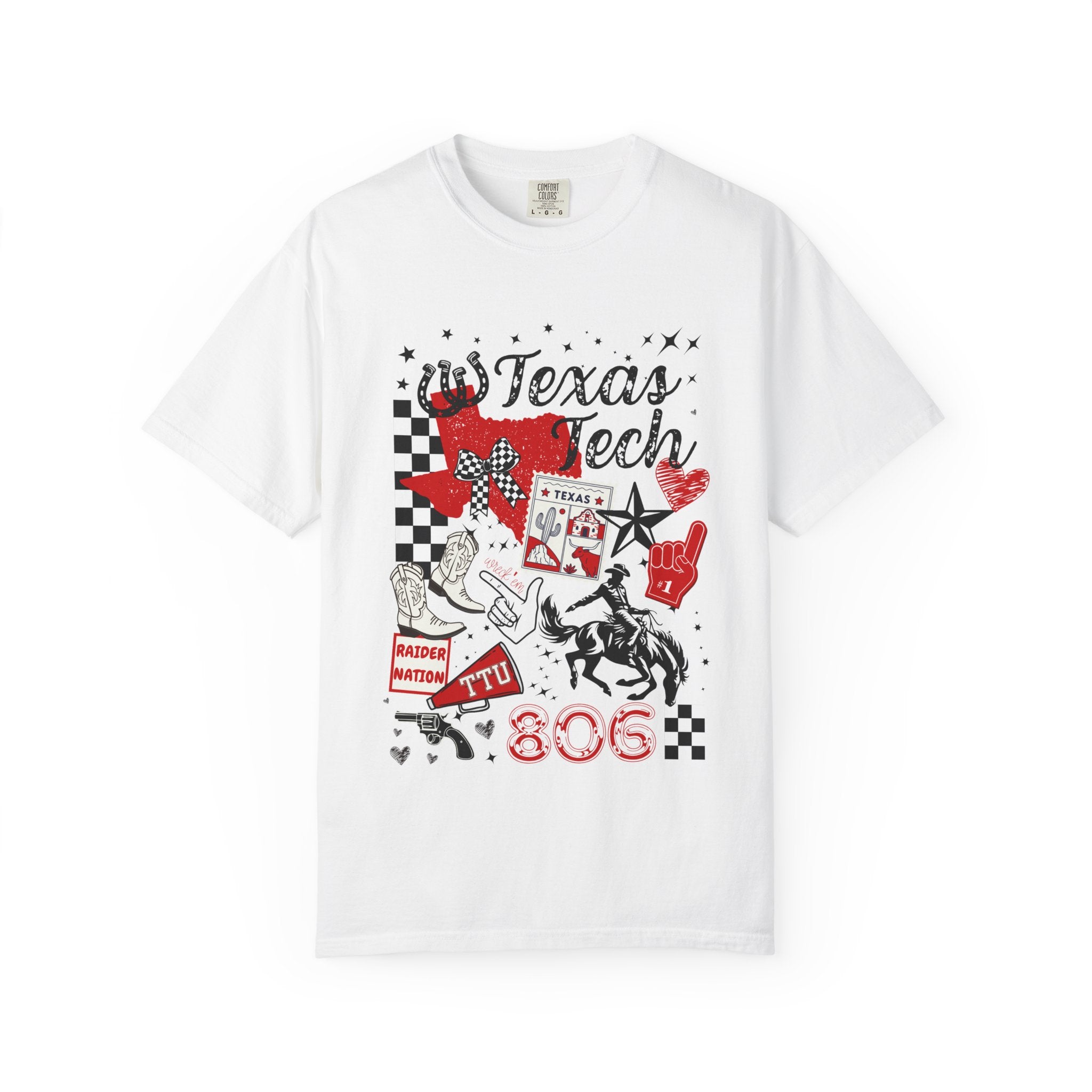 Texas Tech Red Raiders Collage T-shirt | Spirit Shirt
