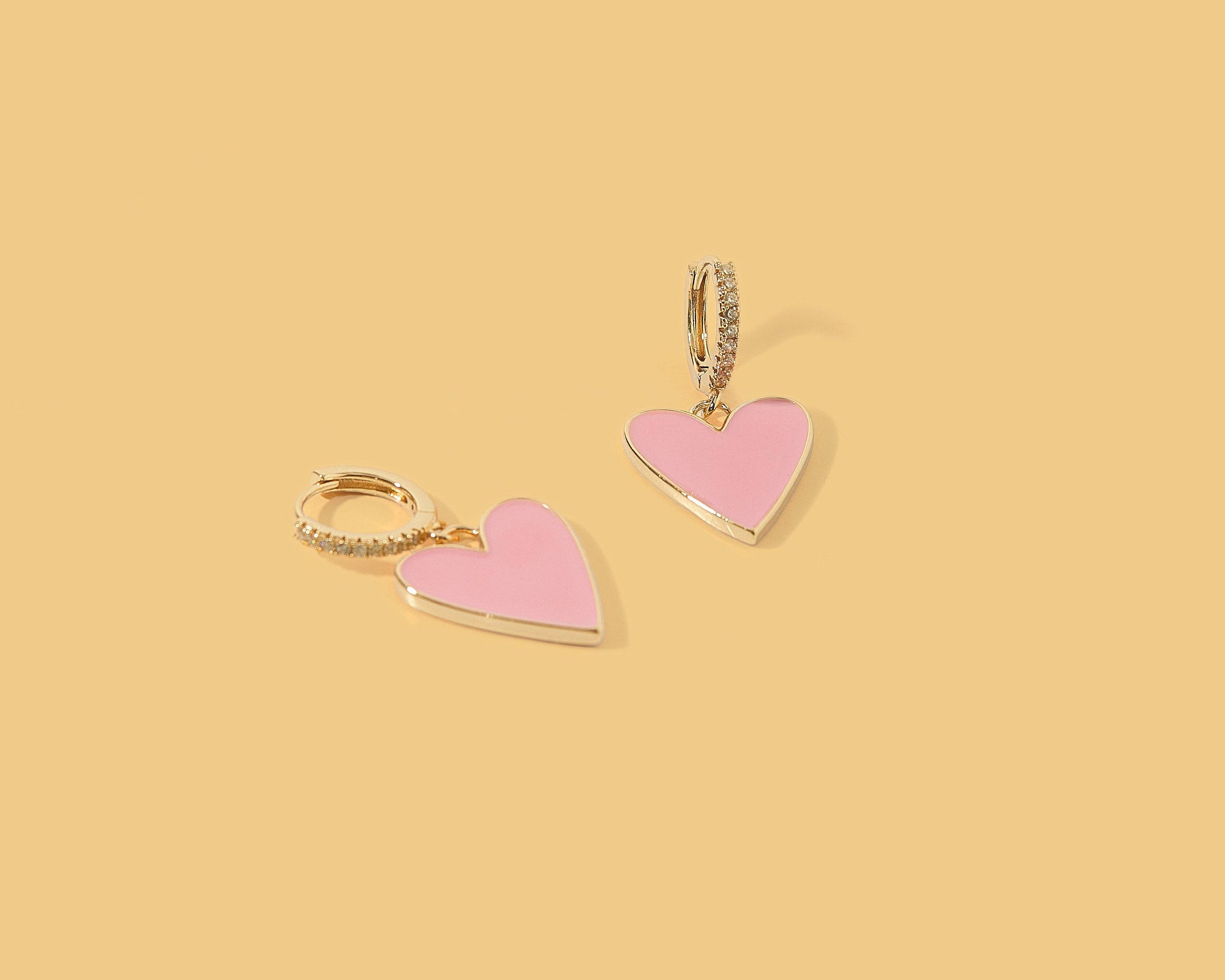 Huggie Heart Earrings