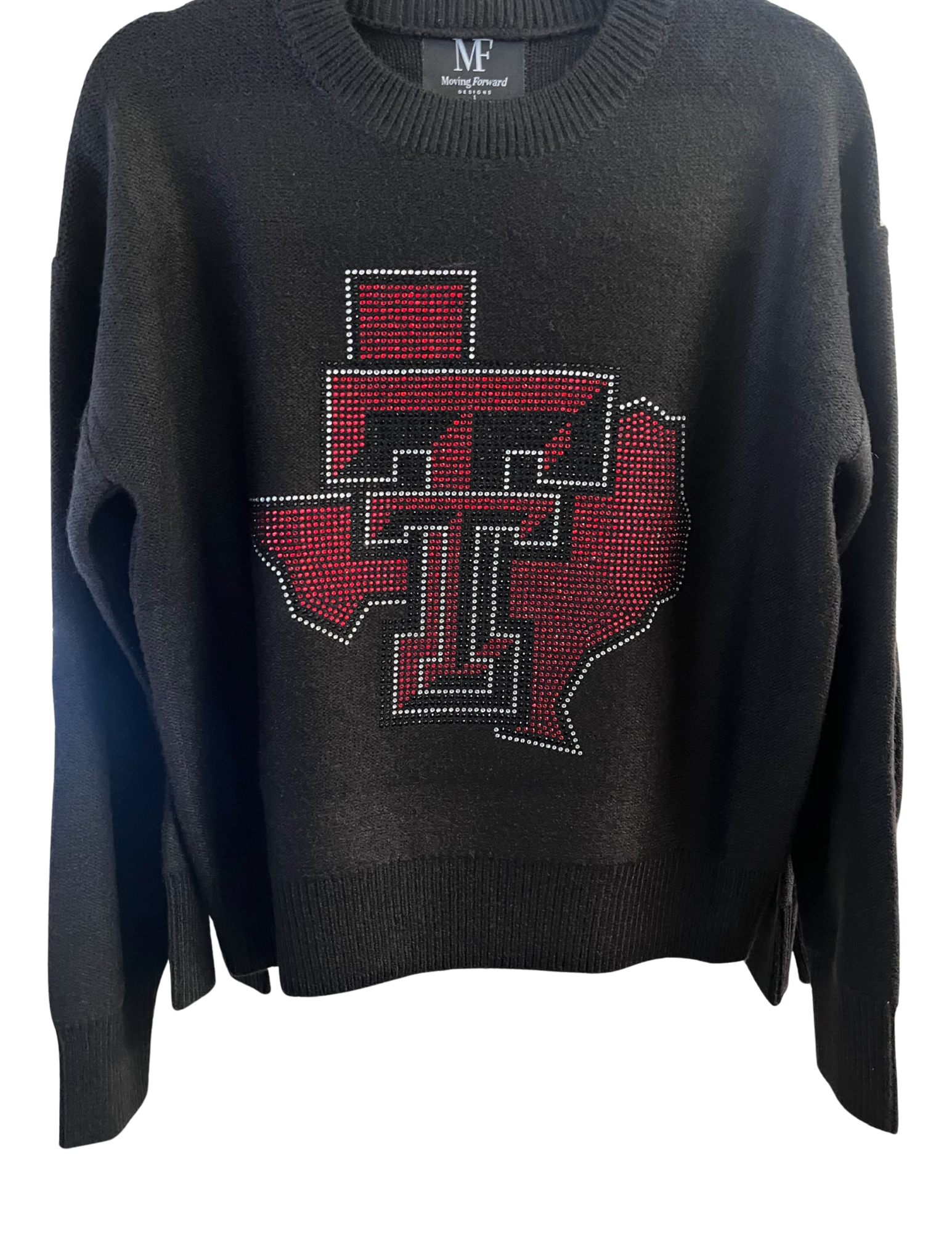 Texas Tech rhinestone sweater