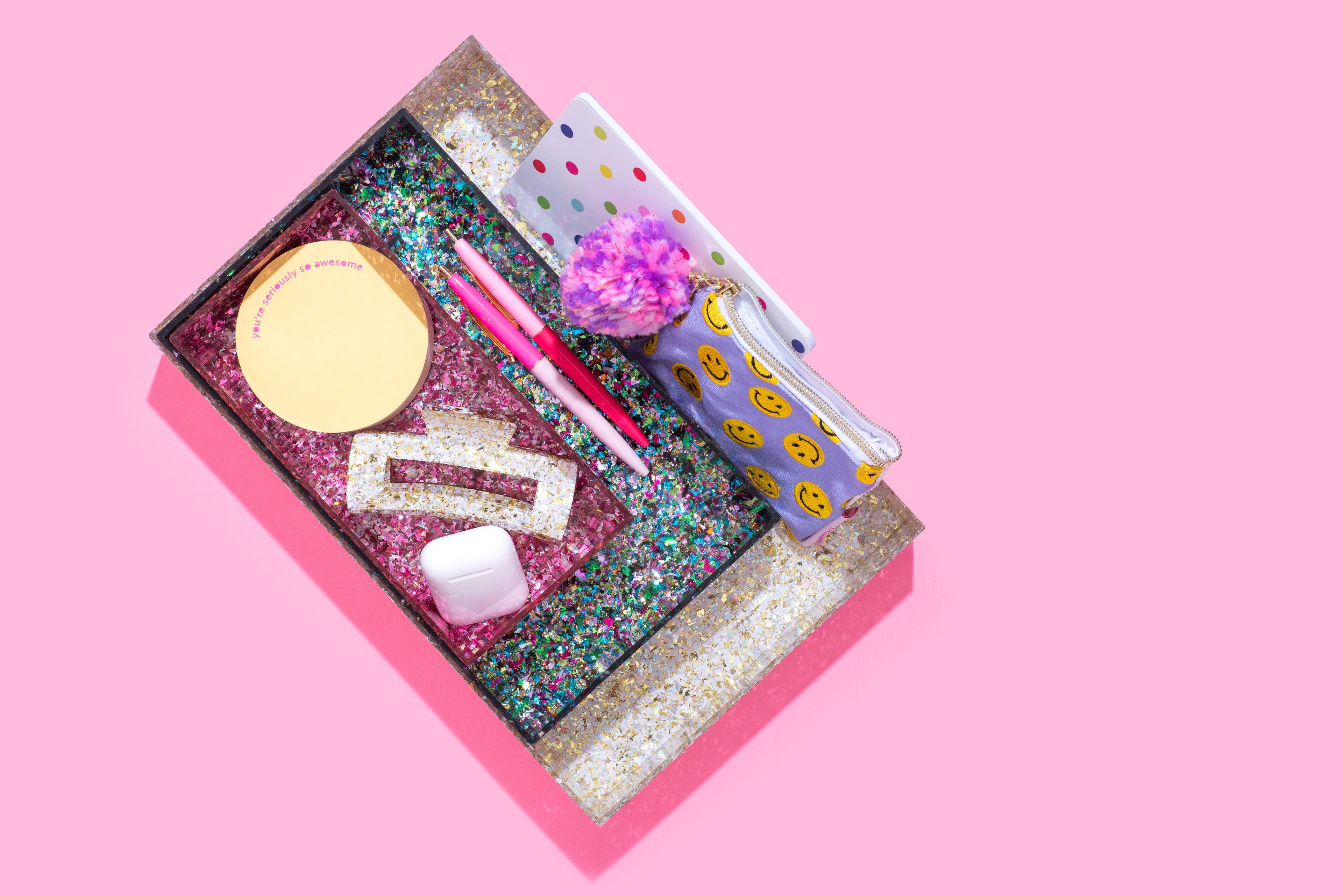 Colorful Confetti Tray