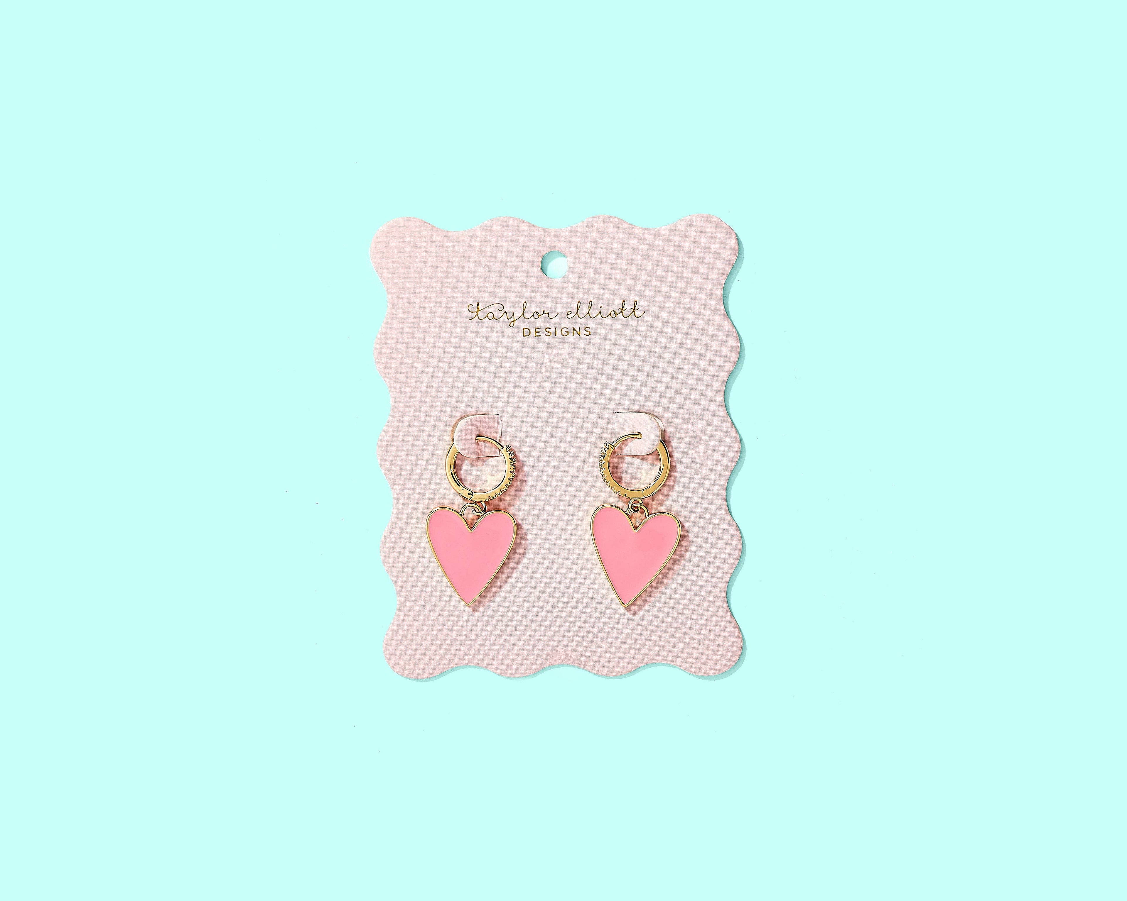 Huggie Heart Earrings