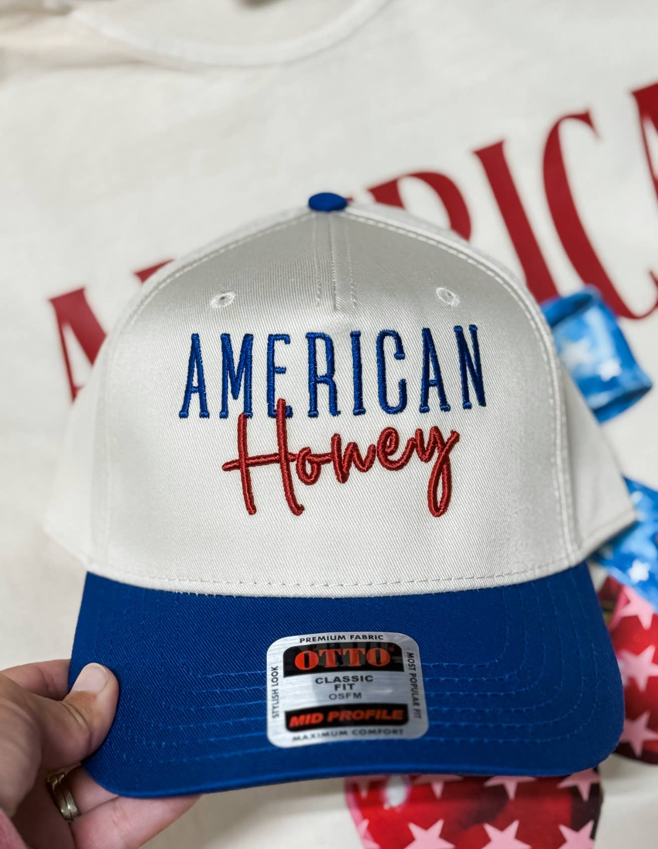 American Honey Embroidered Trucker Hat