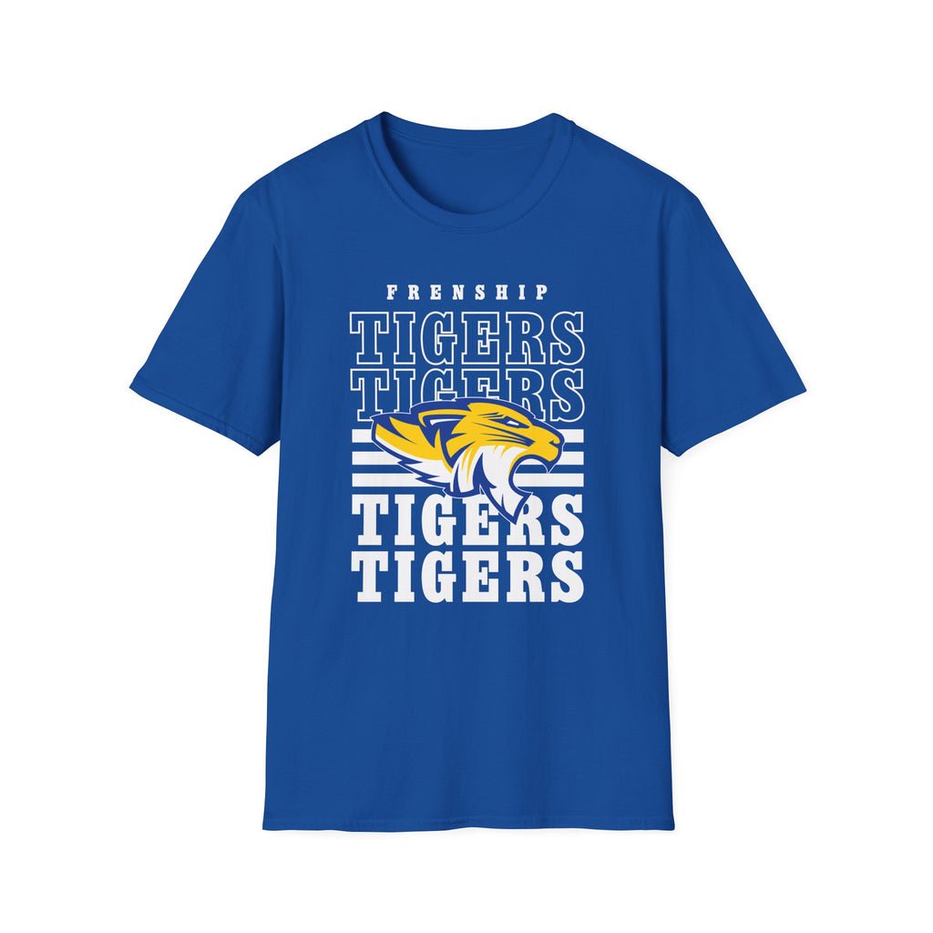 Frenship Tigers Vintage Stack T-Shirt — School Spirit Tee