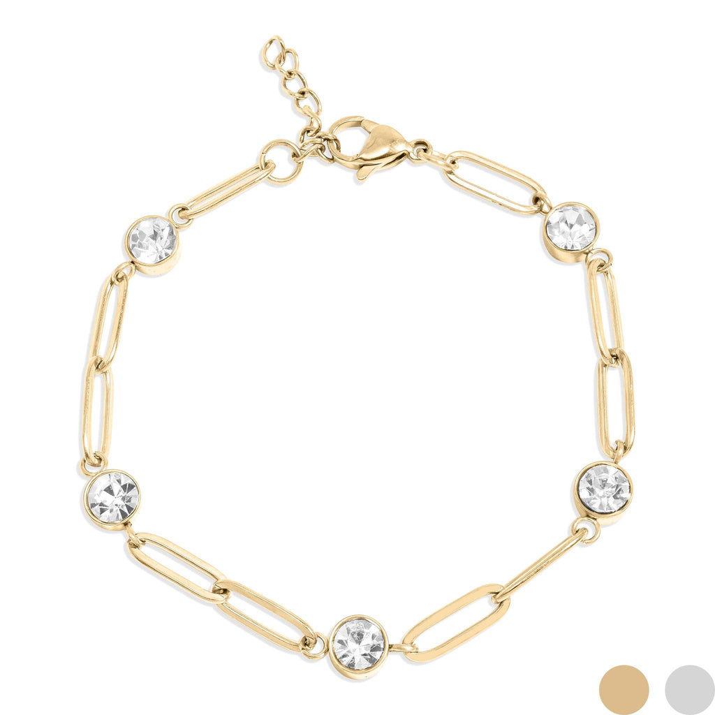 Jessica Stone Paperclip Bracelet