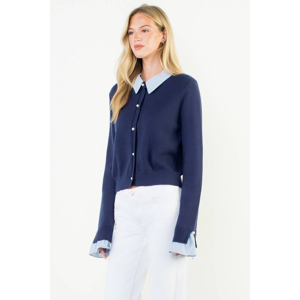 The Pearl Prep Collar Top