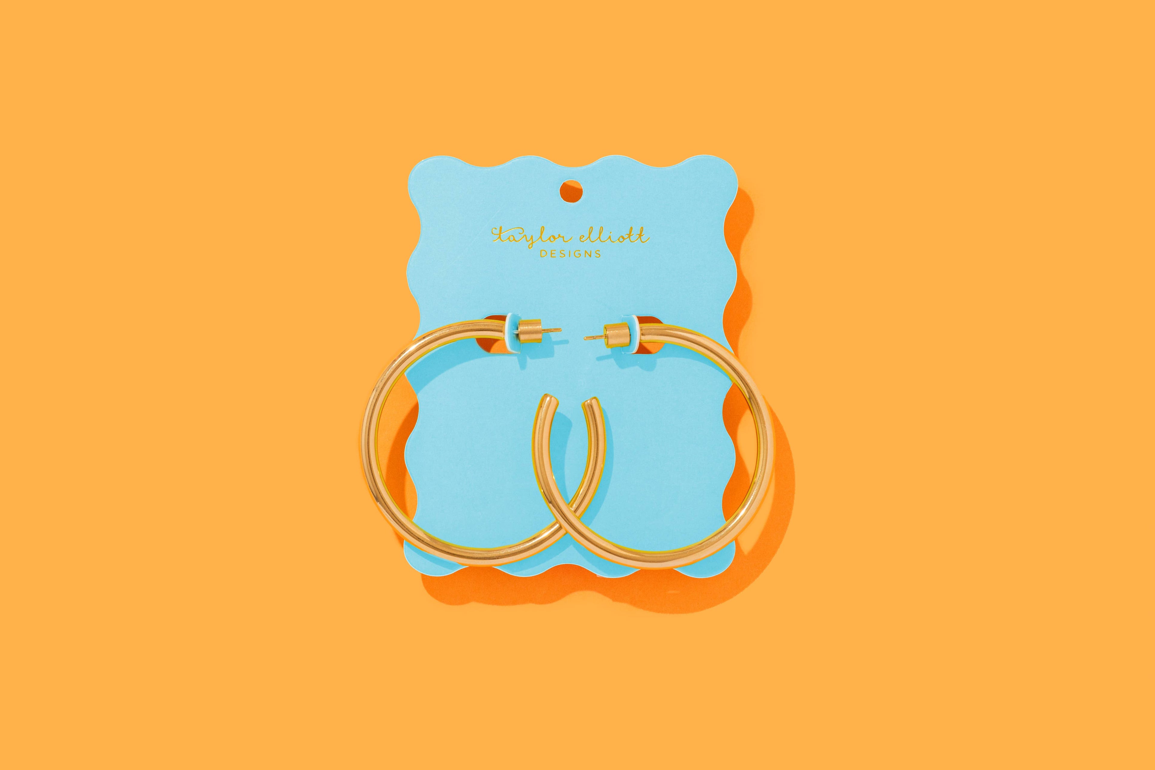 X-Large GoldPlated Hoops
