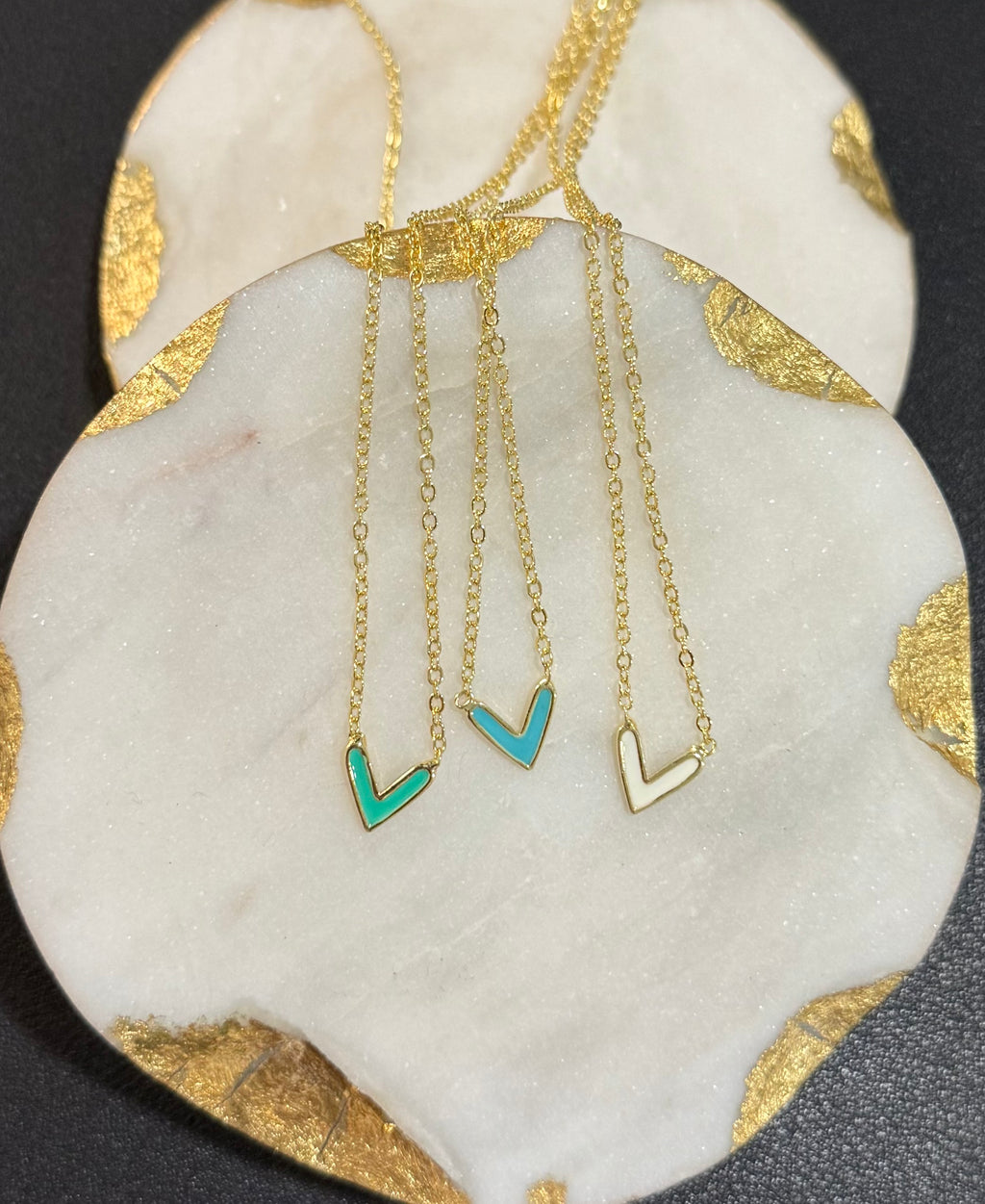 Abstract Heart necklace