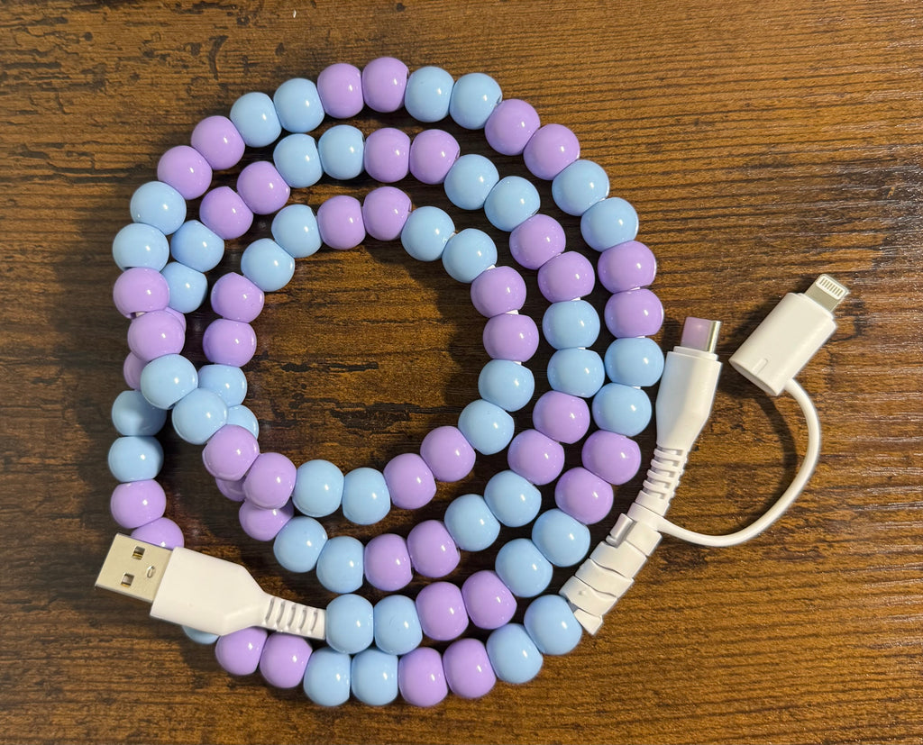 Beaded 2 in 1 Phone Charger