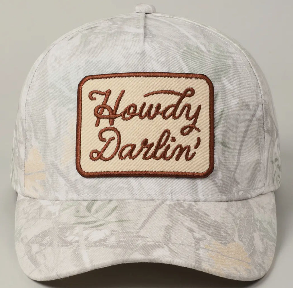 Howdy Darlin' Camo Trucker Hat