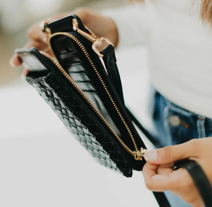Woven Double Duty Phone Bag
