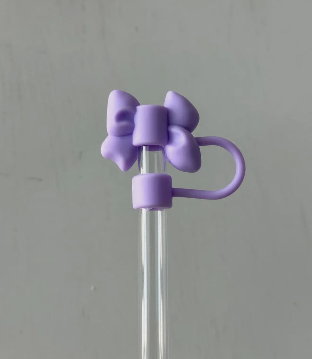 Bow 10mm Straw toppers
