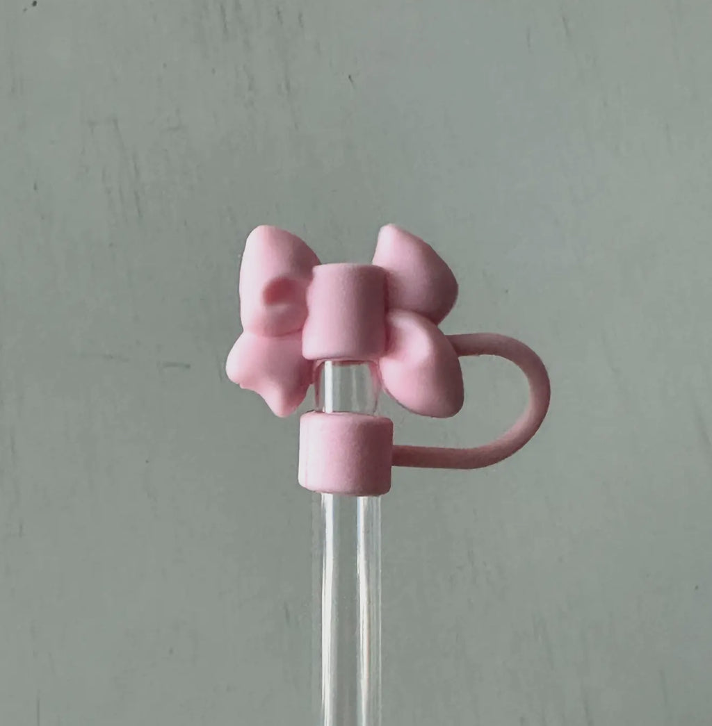 Bow 10mm Straw toppers