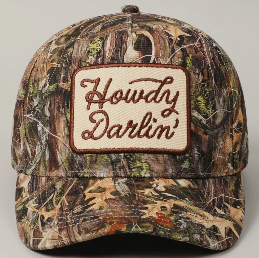 Howdy Darlin' Camo Trucker Hat