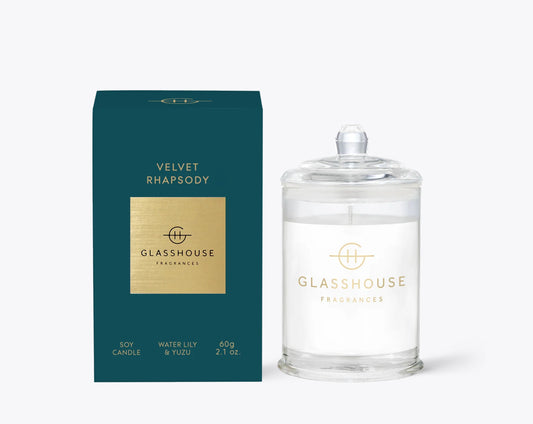 Velvet Rhapsody Glasshouse Candle  2.1 oz