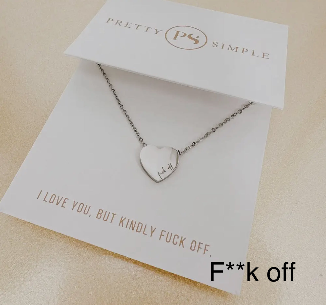 Salty Heart Gift Necklace - Waterproof