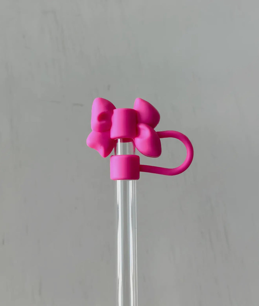 Bow 10mm Straw toppers