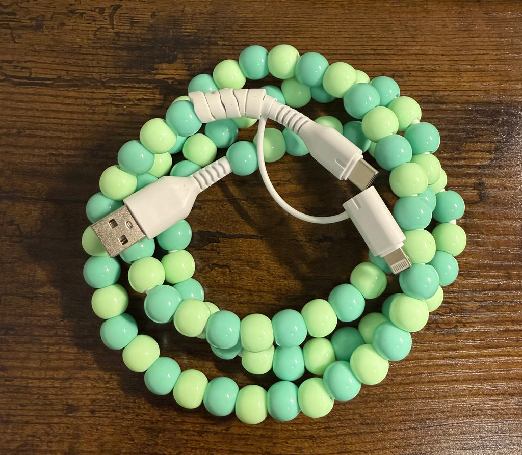 Beaded 2 in 1 Phone Charger