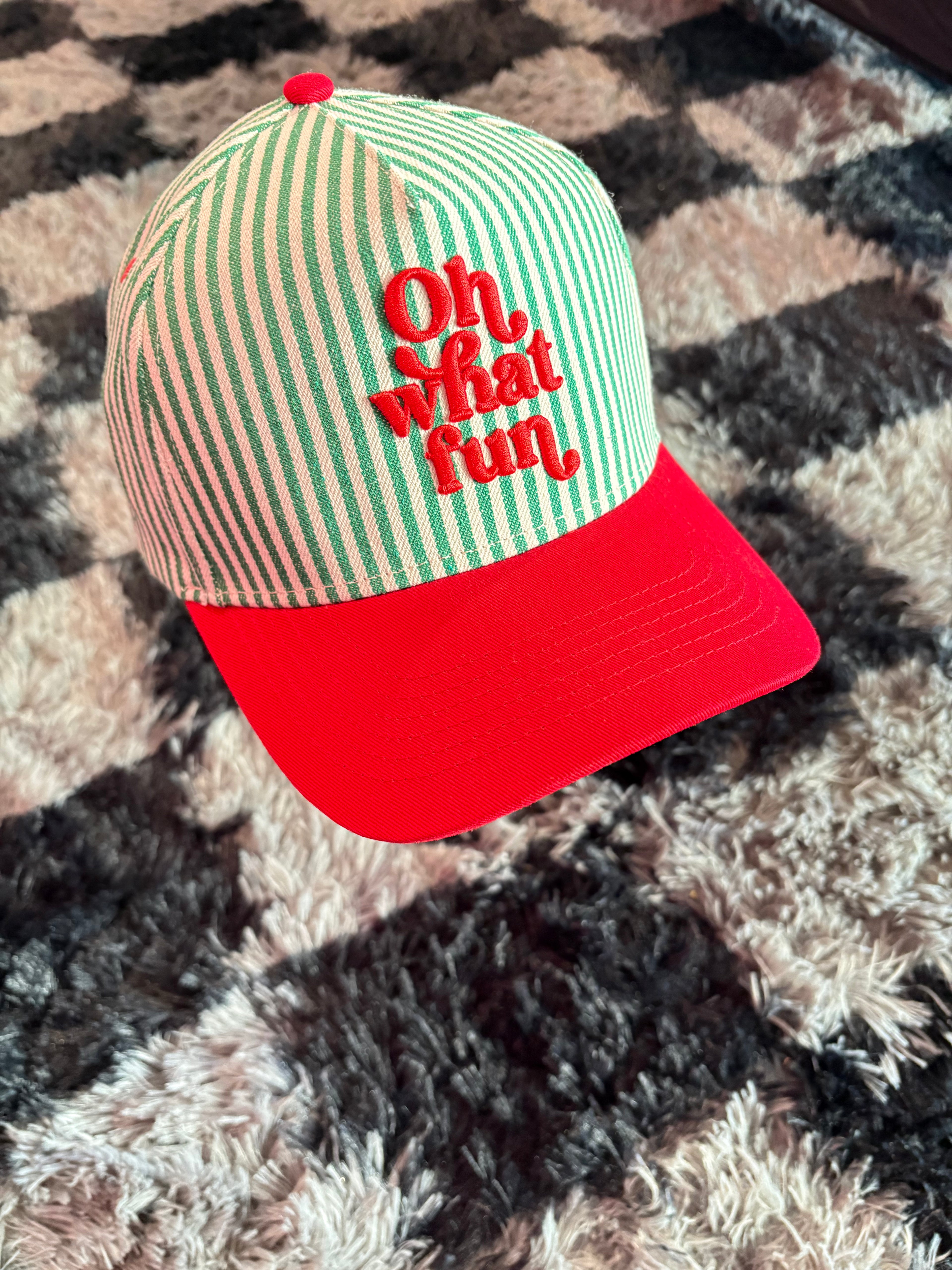 Oh What Fun Vintage Trucker Hat