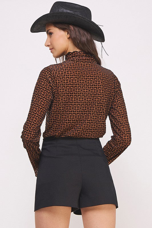 Geo print mesh top