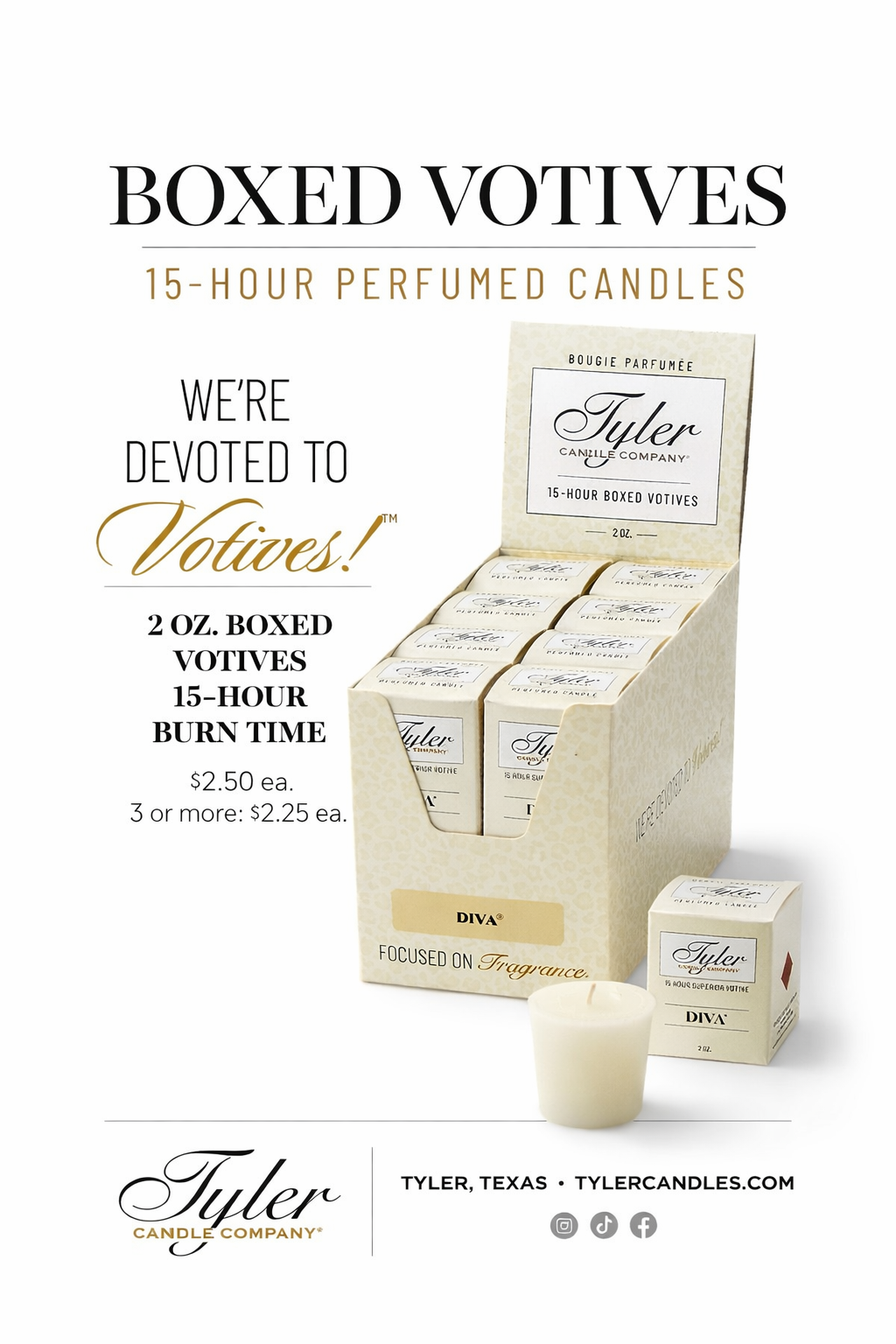 Boxed Votives By Tyler Candle Company