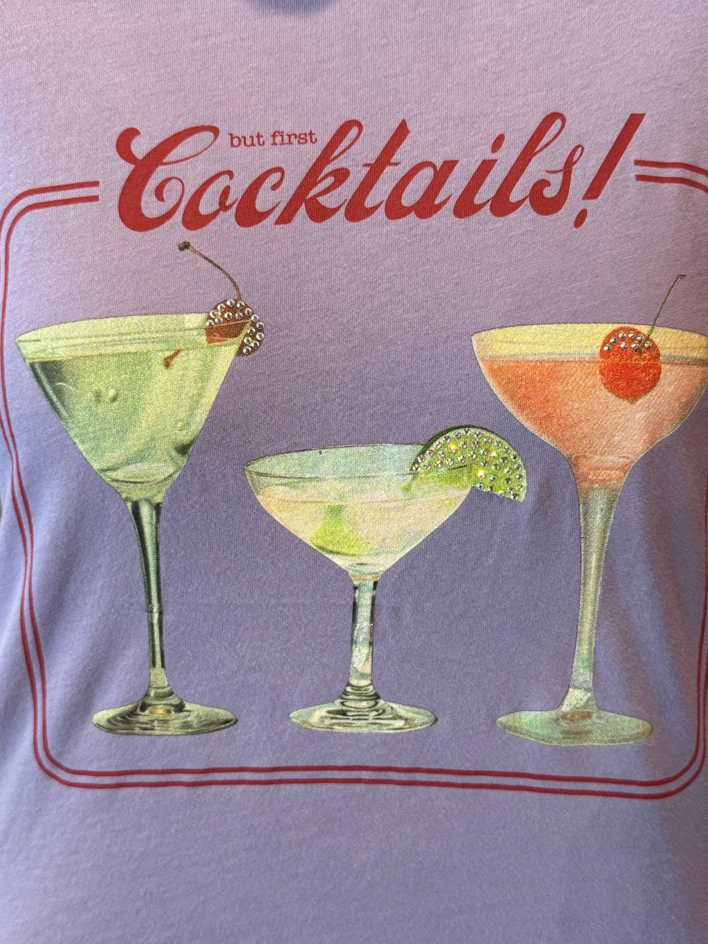 But first, Cocktails Tee