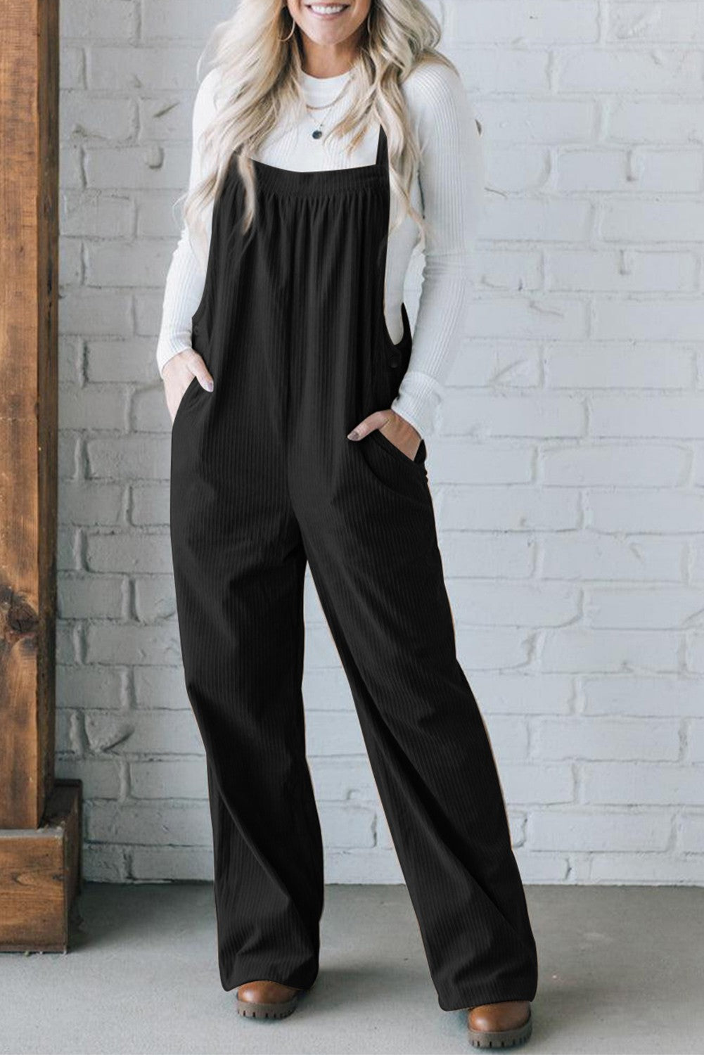 Corduroy Overall- loose fit