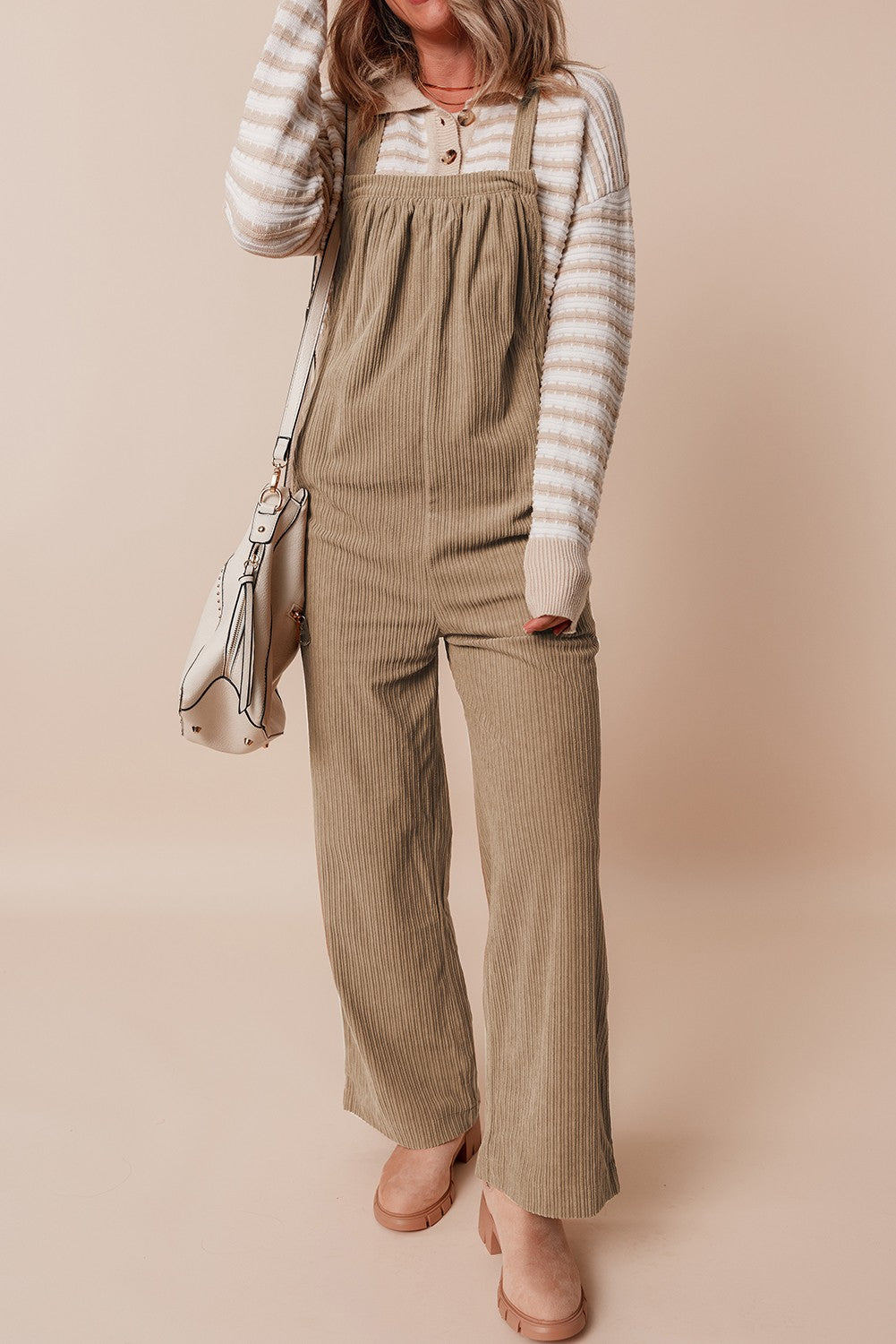 Corduroy Overall- loose fit