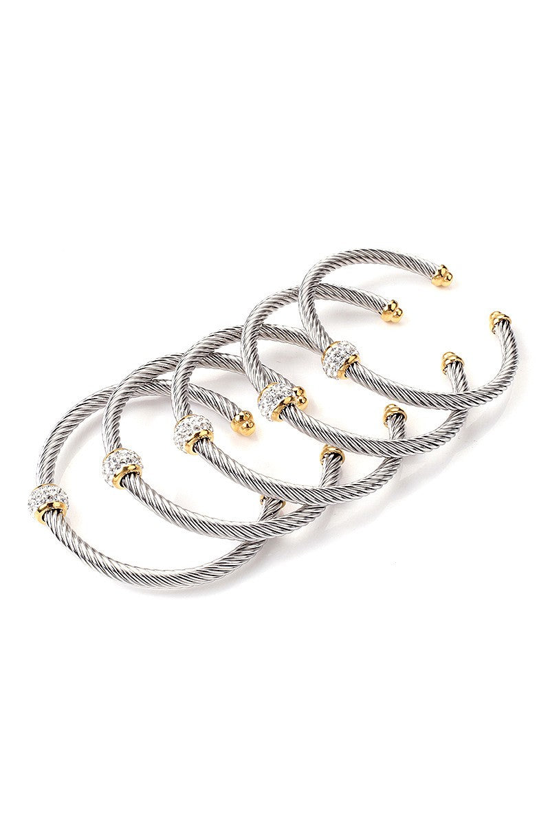 Stainless Steel Gold-Plated Bracelet