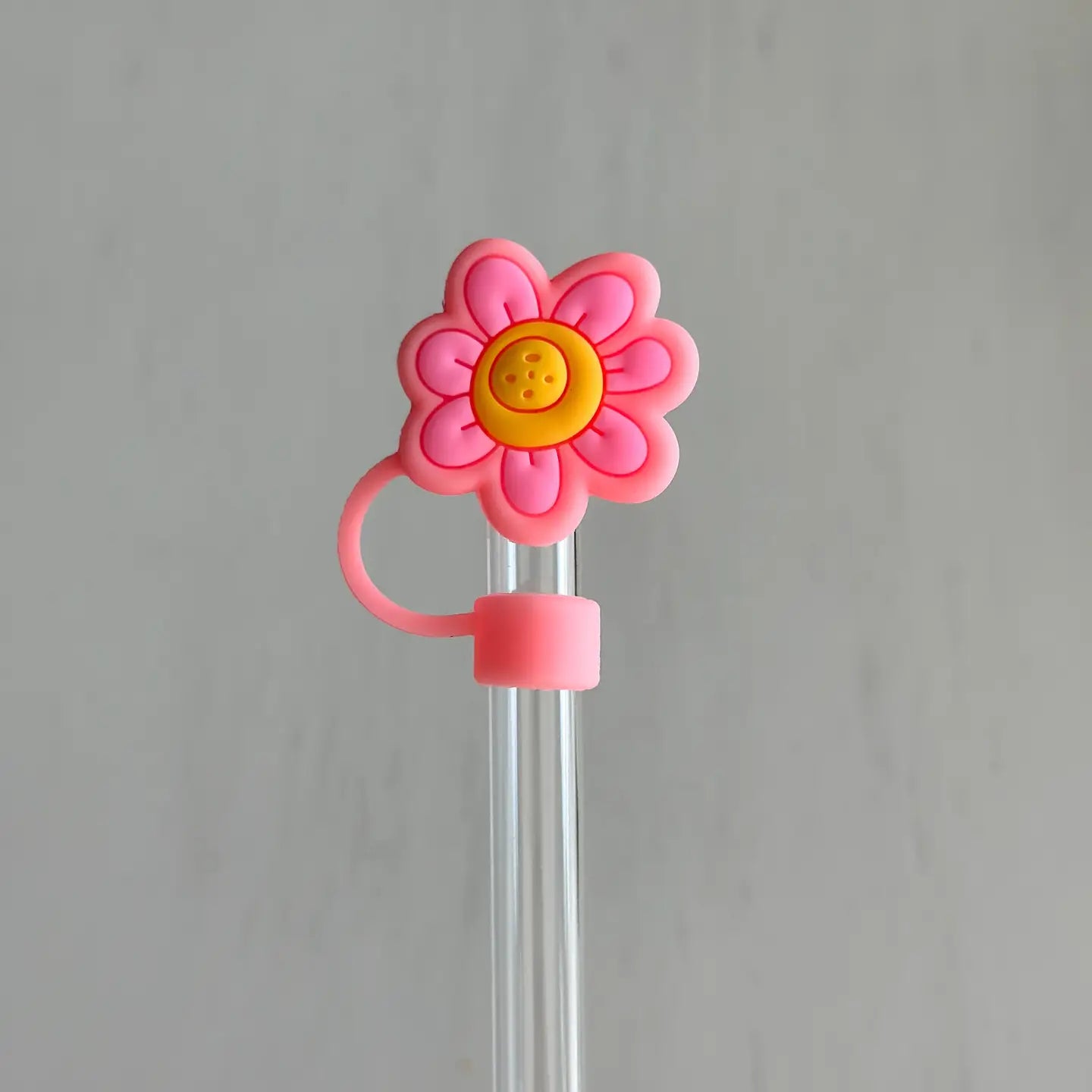 Flowers/cacti straw toppers