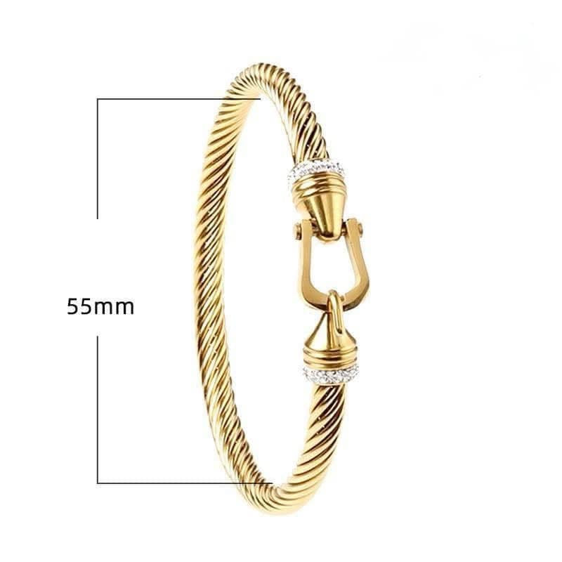 Stainless Steel Gold-Plated Bracelet