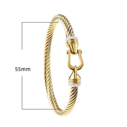 Stainless Steel Gold-Plated Bracelet