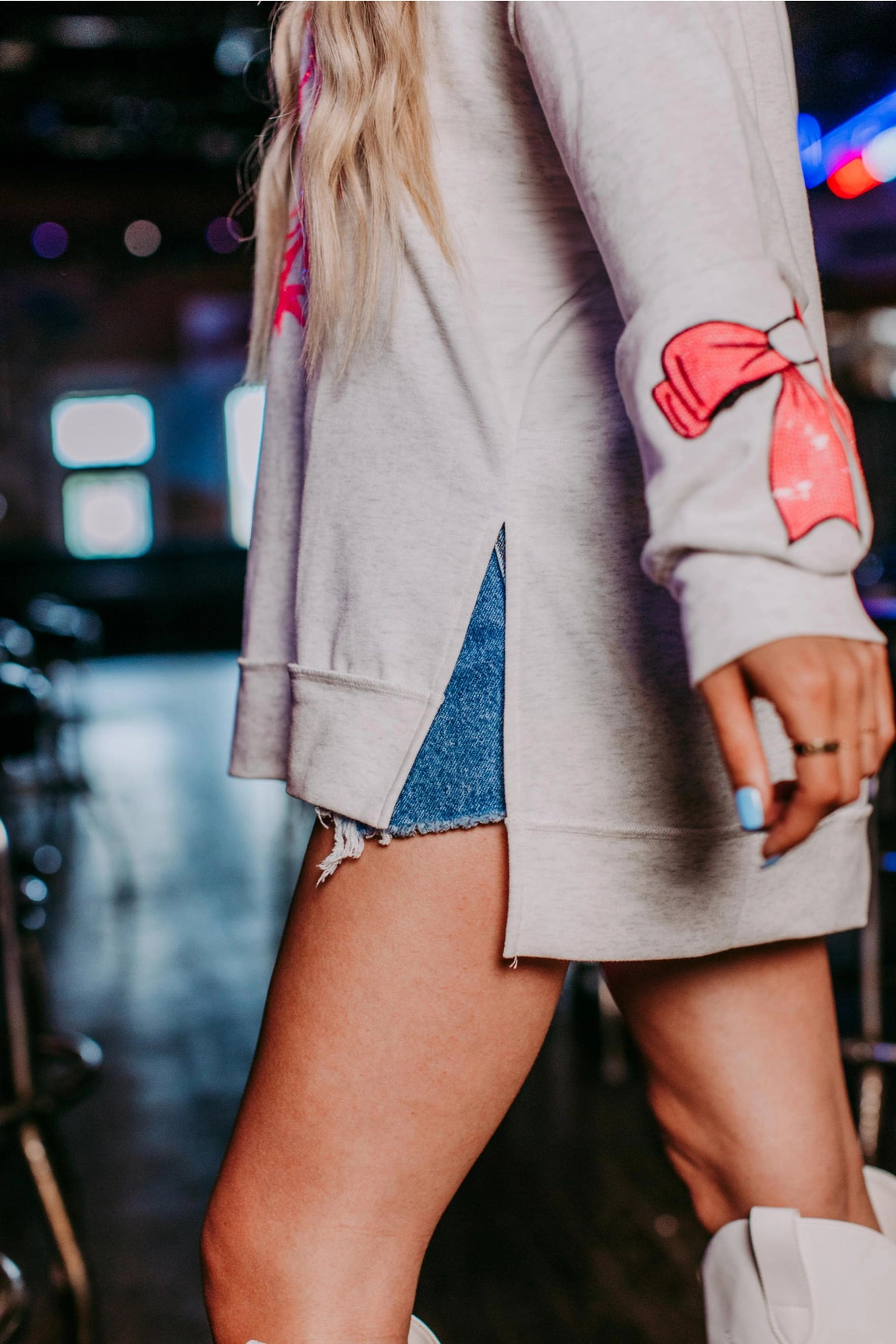 Chill Out Sequins Tiger Sweatshirt