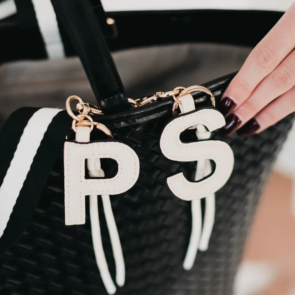 Initial bag charms