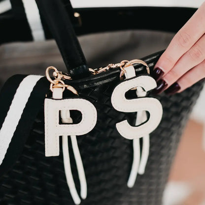 Initial bag charms