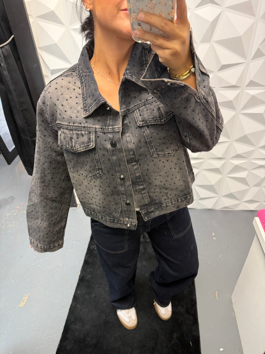 Rebel Studded Denim