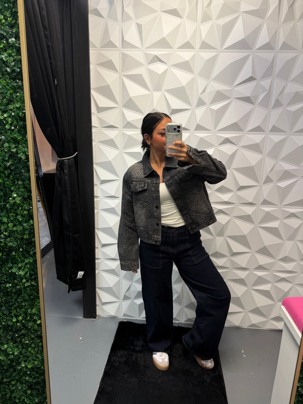 Rebel Studded Denim