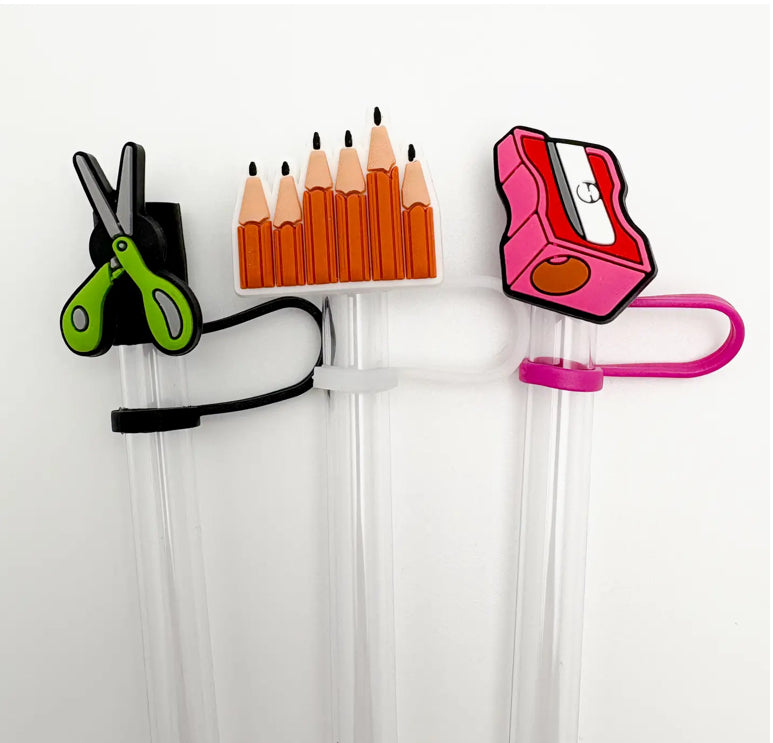 Straw Topper Pack of 3