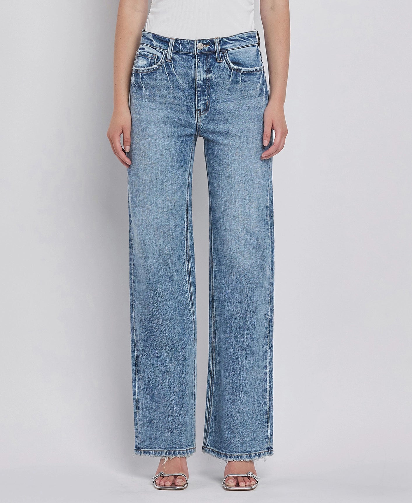 90's Super High Rise Wide Jeans