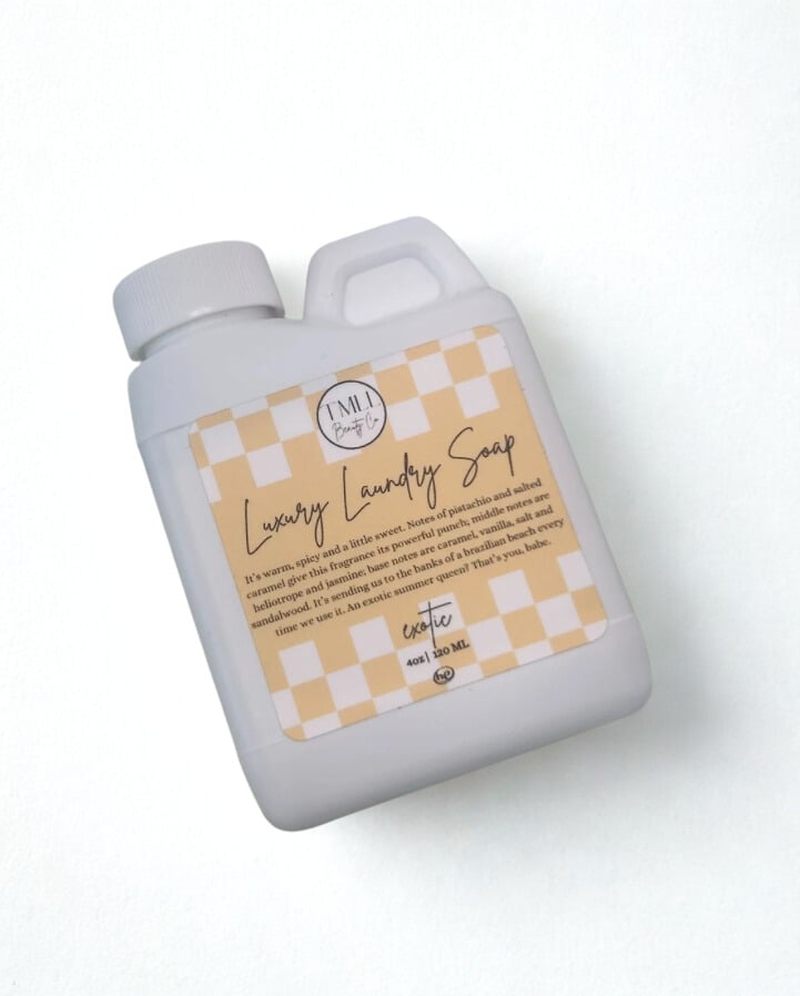 Exotic luxury laundry soap