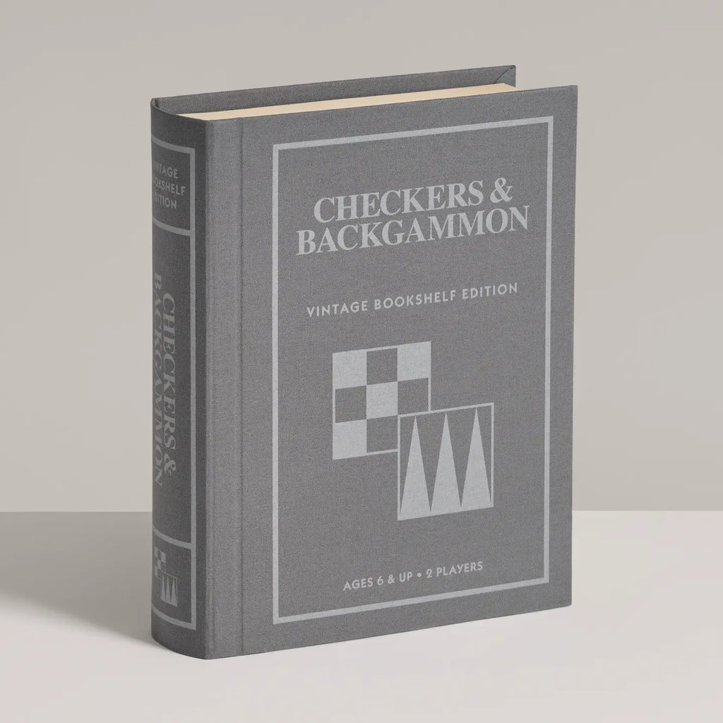 Checkers & Backgammon vintage game book