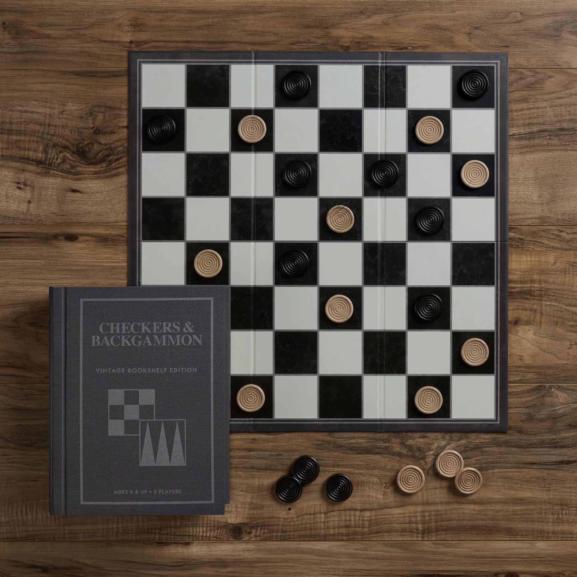 Checkers & Backgammon vintage game book
