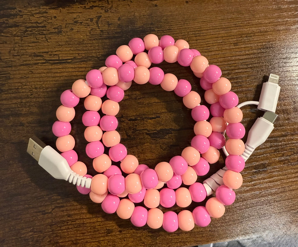 Beaded 2 in 1 Phone Charger