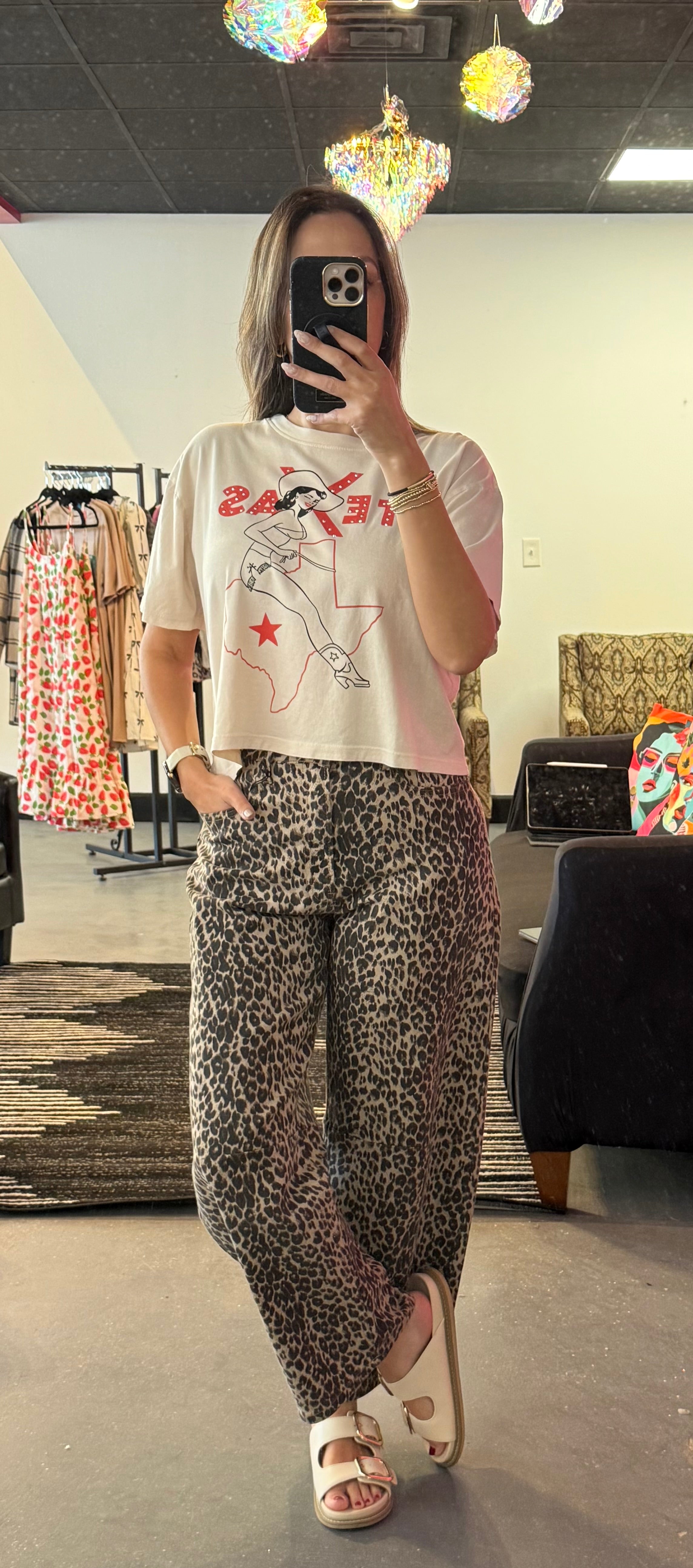 Red Texas Cowgirl Tee