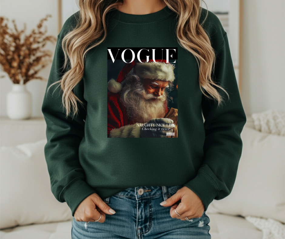V0gue Santa Sweater