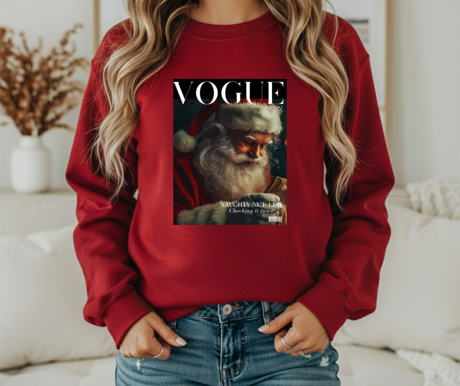 V0gue Santa Sweater