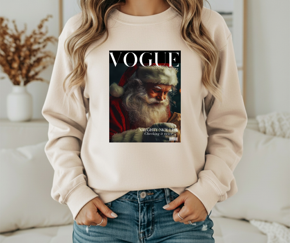 V0gue Santa Sweater