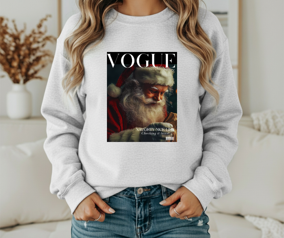 V0gue Santa Sweater